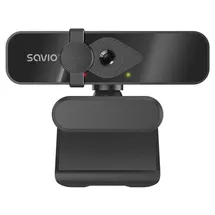 Savio CAK-06 Webcam 3840 x 2160 Pixel USB Schwarz, Webcam, Schwarz