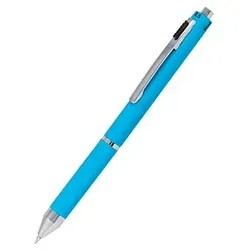 ONLINE® 4-Farben-Kugelschreiber Multipen blau, Schreibfarbe: rot, blau, schwarz, grau, 1 St.