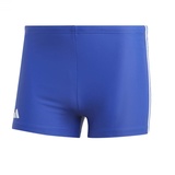 adidas HT2074 3STRIPES Boxer Swimsuit Men's semi Lucid Blue/White S