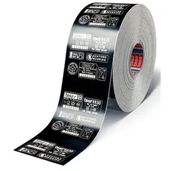 tesa 6930 Laserfolie 120mmx300m schwarz/weiß (matt)