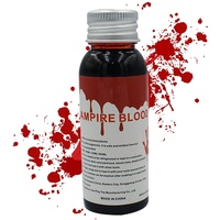 30 ml/60 ml Blutspritzer, Kunstblut, Bühnenblut, Halloween-Flüssigblut für Kleidung, Zombie, Vampir, Party-Requisiten