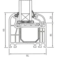 Balkonfenster Grau - 2-fach / 3-fach Festverglasung Balkon Fenster Fest
