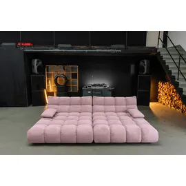 KAWOLA Big Sofa VIVIEN Cord 0 x 0 x 0 cm Rosa