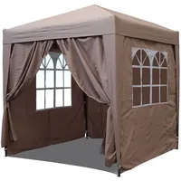 Quick Star Pop-Up-Pavillon 2,5 x 2,5 m Sand mit
