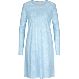 MEY Nachthemd, Langarm, Punkte, für Damen, 309 DREAM BLUE, 42