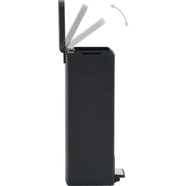 vidaXL Mülleimer 30 l Schwarz