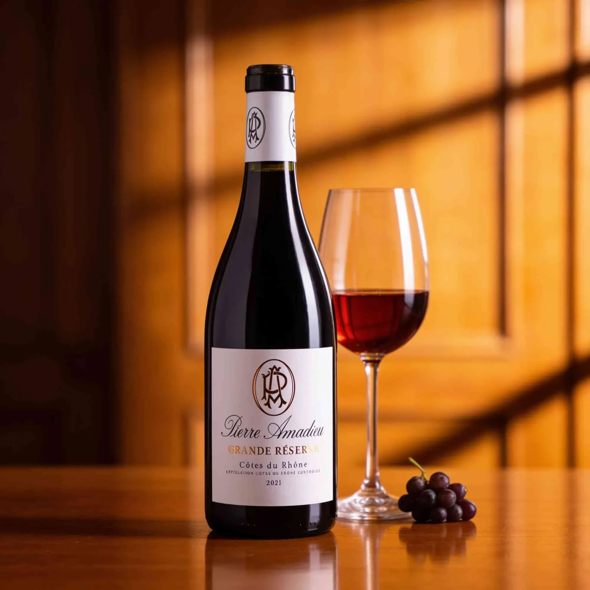Pierre Amadieu 2023 Pierre Amadieu Côtes-du-Rhône Grande Réserve 2023 Grenache,Syrah Frankreich