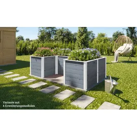 Weka Modular Ergänzungssatz 67 x 69 x 69 cm Grau