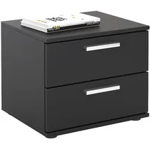 CARO-Möbel Nachtschrank Maxima 45 x 37 x 38 cm Schwarz