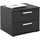 CARO-Möbel Nachtschrank Maxima 45 x 37 x 38 cm Schwarz
