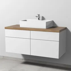 Sanipa 2morrow WT-Unterbau mit Konsole 120,4 cm für Keramik-WT Memento 2.0, Badmöbel,