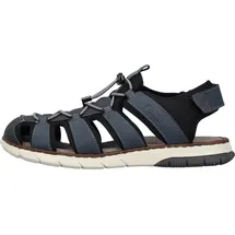 Rieker 25246 Herren Blau/Grau/Schwarz 44