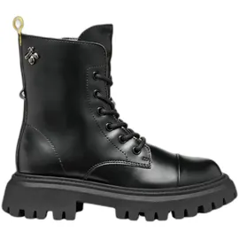 GEOX J MAQUINNENS Girl B Chelsea Boot, Black, 33 EU