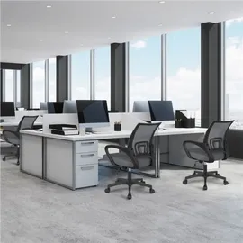 Yaheetech Chefsessel Kunststoff Dunkelgrau