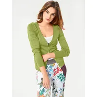 Heine Feinstrickjacke in kiwi | Gr.: 46