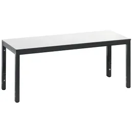 C+P Umkleidesitzbank Basic Plus 100 x 35,3 x 40,1 cm Schwarzgrau/Eiche Sereno