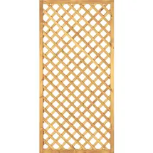 Tetzner & Jentzsch Diagonal-Rankzaun 6 x 180 cm Grün/Holz