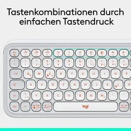 Logitech POP Icon Keys DE Offwhite / Orange