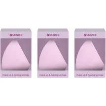 Essence make up & baking sponge, Make-up Schwämmchen, Nr. 01, Nanopartikel frei, 3er Pack (3x1pcs)