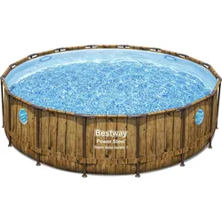 Bestway, Pool, Rahmenpool Komplett-Set (Ø 488 x 122 cm)