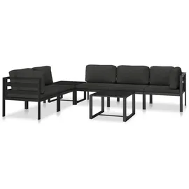 vidaXL Modular-Ecksofa anthrazit