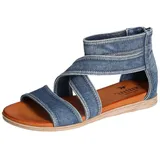 Mustang Sandale Damen Blau 39