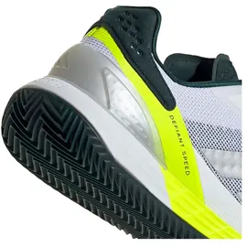 adidas Defiant Speed 2 Clay Tenis Shoes Tennisschuhe, FTWR White/Aurora ivy/FTWR White, 44 2/3