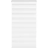 vidaXL Zebrarollo Weiß 70x150 cm Stoffbreite 65,9 cm Polyester