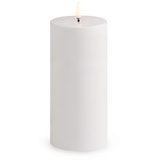 Uyuni Lighting Uyuni - Outdoor LED Pillar Candle - White - 7,8x17,8 cm (UL-OU-WH78017)