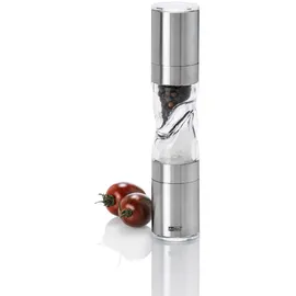 AdHoc Salz- & Pfeffermühle Duomill Pure 22 cm Edelstahl Silber