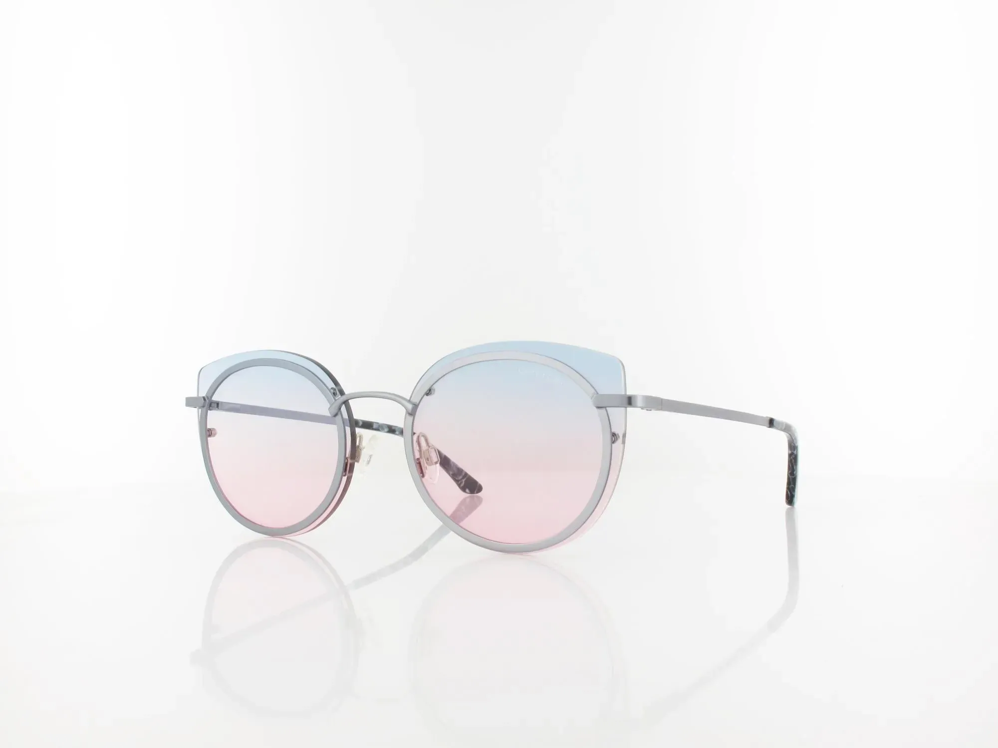Comma 77078 23 57 matt silver black blue / blue rose gradient