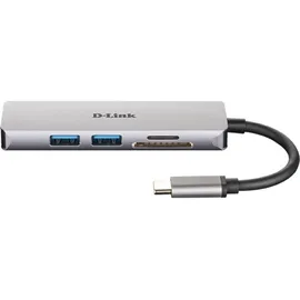 D-Link DUB-M530 5-In-1 USB-C Hub mit HDMI/Kartenleser