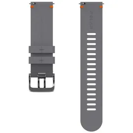 Polar Perforiertes Leder-Armband 22mm Grau-Orange M/L