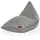Green Bean Sitzsack Triangle 150x100x100cm mit 220 Liter EPS-Perlen Füllung - Kuschelig Weich Waschbar - Drinnen Stoff Bodenkissen Liegekissen Sitzkissen - Grau