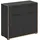 Home Affaire Highboard 95 x 86 x 37 cm basalt grau / Nox Oak nachbildung