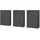 KADIMA DESIGN Büro-Set "Stuttgart" 3-teilig Soft-Close Graphit 273x120cm