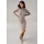 LAURA SCOTT Strickkleid Mini Taupe-Melange 36