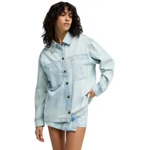 BILLABONG Shirtjacke "Jade Saltwashed", Damen, Gr. XL, blau misty, Obermaterial: 100% Baumwolle., Shirts Shirtjacke