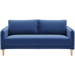 Sofa Livia Blau Samt