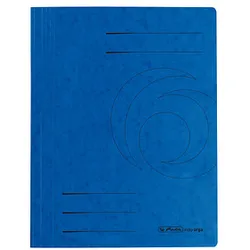 herlitz Schnellhefter Quality Karton blau DIN A4