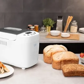 Cecotec Bread&Co 1500 PerfectCook. 850 W, 1,5 kg, 15 Programme, 15 programmierbare Stunden, 2 Widerstände, spülmaschinenfestes Tablett, Rezeptbuch
