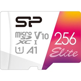 Silicon Power Elite - flash memory card - 256 GB - microSDXC UHS-I
