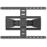 Nedis Vollbewegliche-TV-Wandhalterung - maximal unterstützes Bildschirmgewicht: 50 kg | drehbar | 2 Drehpunkte | ABS / Metall |