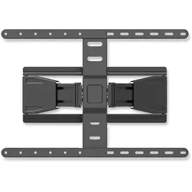 Nedis Vollbewegliche-TV-Wandhalterung - maximal unterstützes Bildschirmgewicht: 50 kg | drehbar | 2 Drehpunkte | ABS / Metall |
