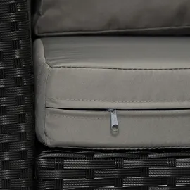 Svita ROMA Lounge-Set schwarz