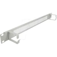 DeLock 66540 19 Zoll Netzwerkschrank-Bürstenleiste 1 HE Grau