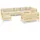 vidaXL Garten-Lounge-Set 9-tlg. creme Kiefer