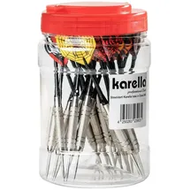 KARELLA Steeldarts lose, 8273.01, mit Metallspitze, 19g, 24 Stück
