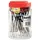 KARELLA Steeldarts lose, 8273.01, mit Metallspitze, 19g, 24 Stück
