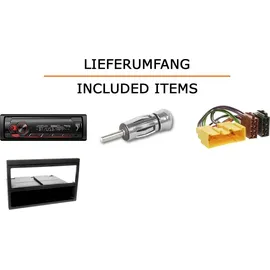JUST SOUND best choice for caraudio Autoradio Einbaupaket Pioneer MVH-S320BT passend für Mazda MX-5 NB/NB-FL | Bluetooth USB